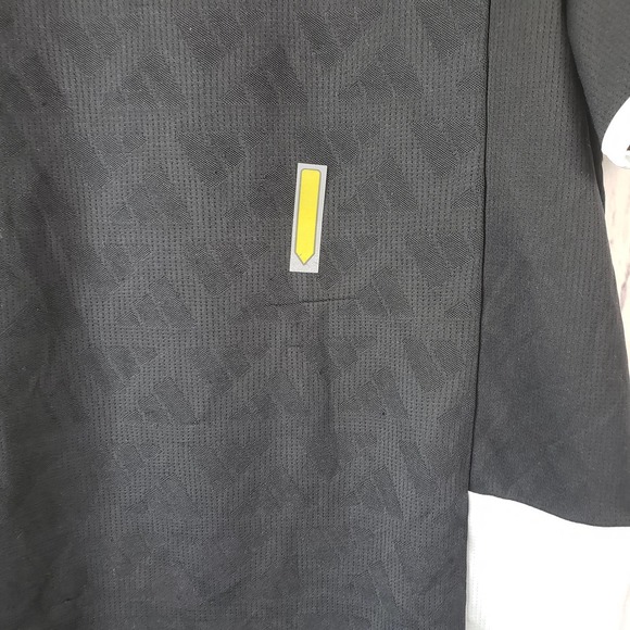 Adidas Mens Aeroready Running Shirt Size Medium Short Sleeve Black - Picture 6 of 7